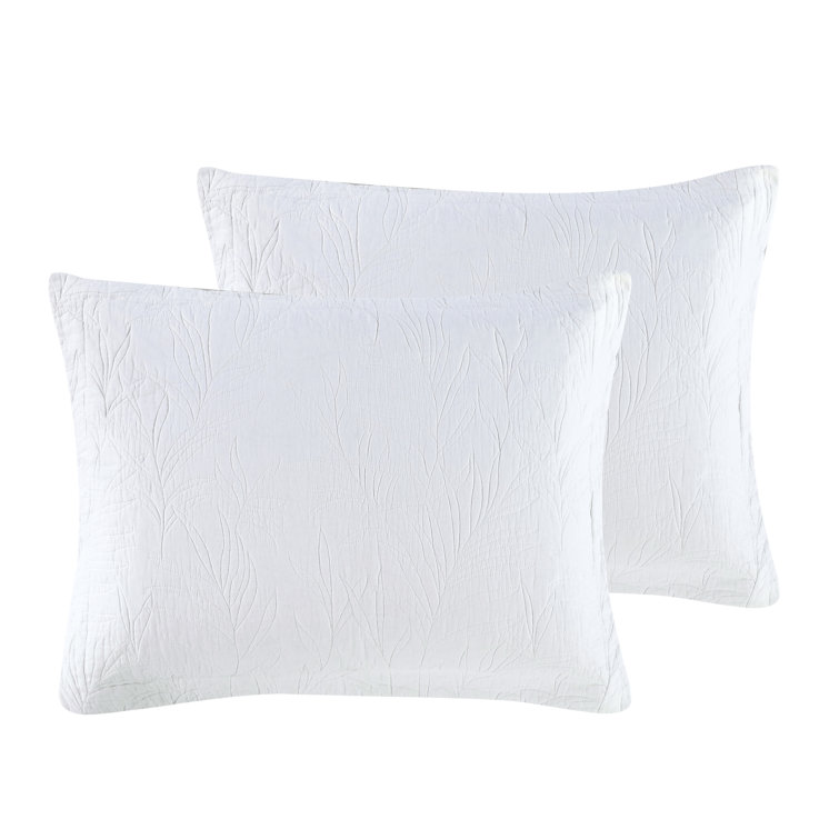 Costa Sera White Cotton King Sham Set