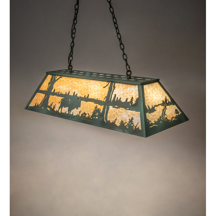 Antique Copper 48" Buffalo Lake LED Pendant Light