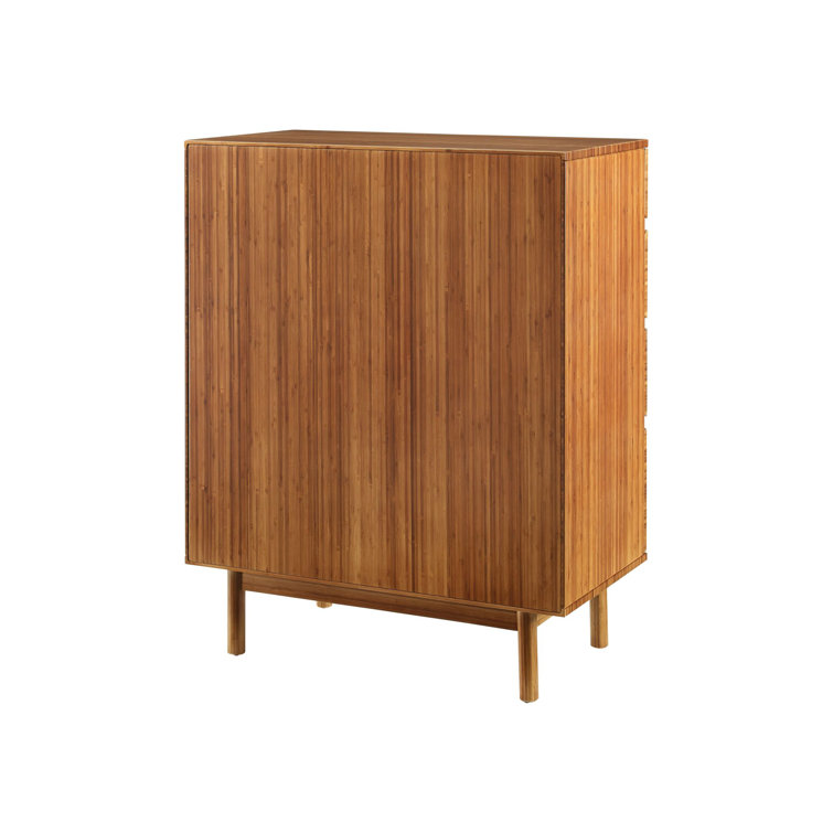 Amber Bamboo Double Dresser with Soft Close Drawers