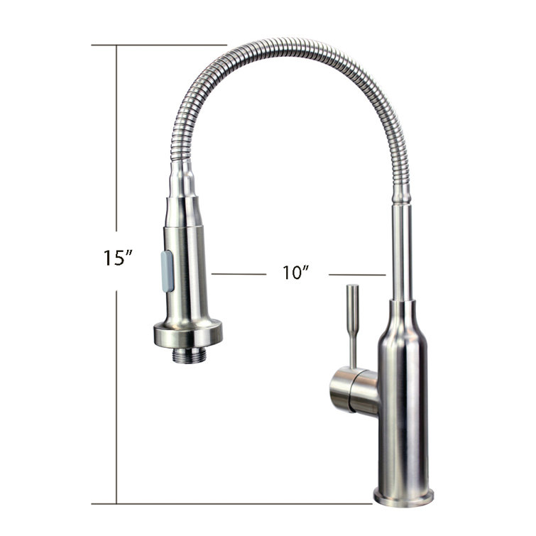 24-Inch White Freestanding Stainless Steel Laundry Sink with Faucet