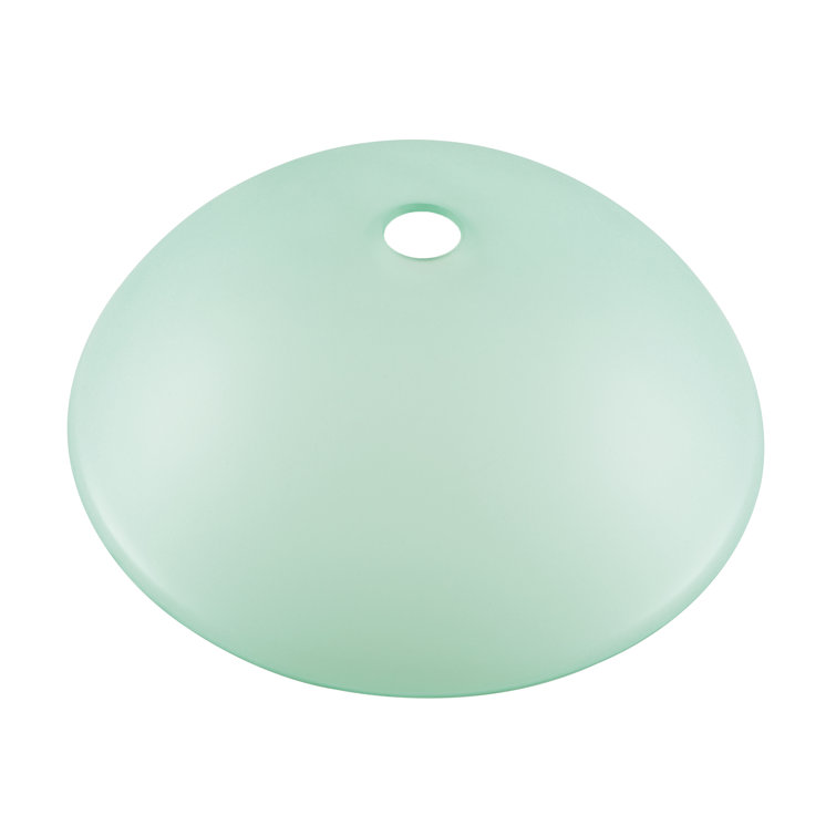 Cascade Frosted Glass 16.5" Vessel Sink with Faucet