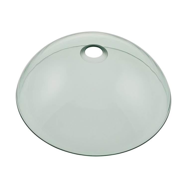 Cascade Clear Glass 16.5'' Vessel Sink with Waterfall Faucet