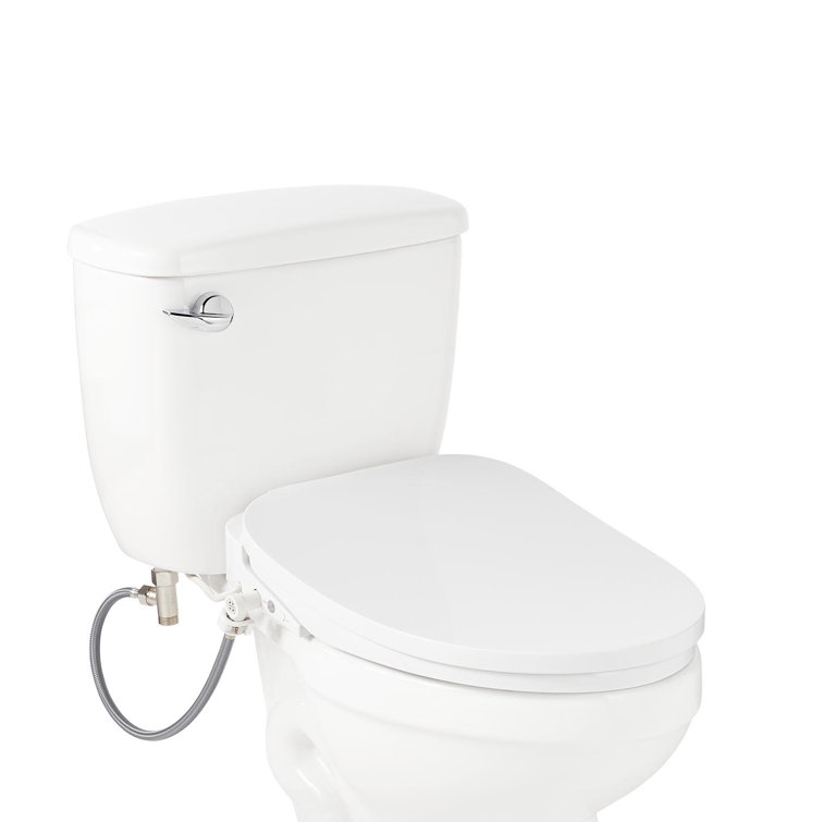 Aldridge White Elongated Electronic Bidet Toilet Seat
