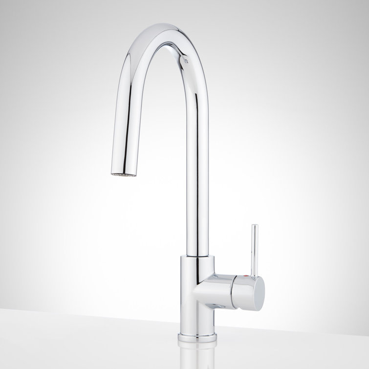 Ravenel Chrome Pull-Down Single Handle Kitchen Faucet