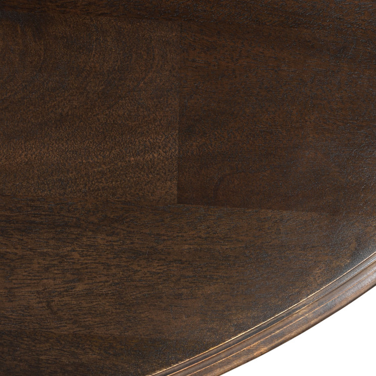 Vintage Brown Mango Wood Round Dining Table