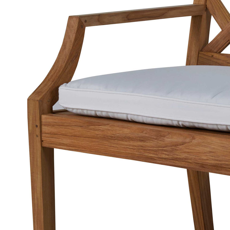Haley Patio Dining Armchair with Cushions