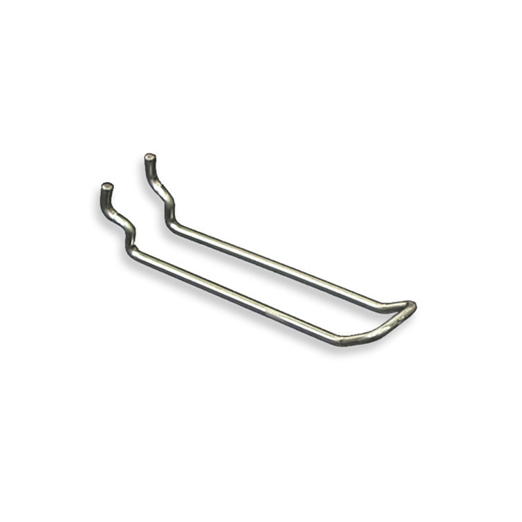 Galvanized Metal 4-Inch Loop Hooks, 50-Pack