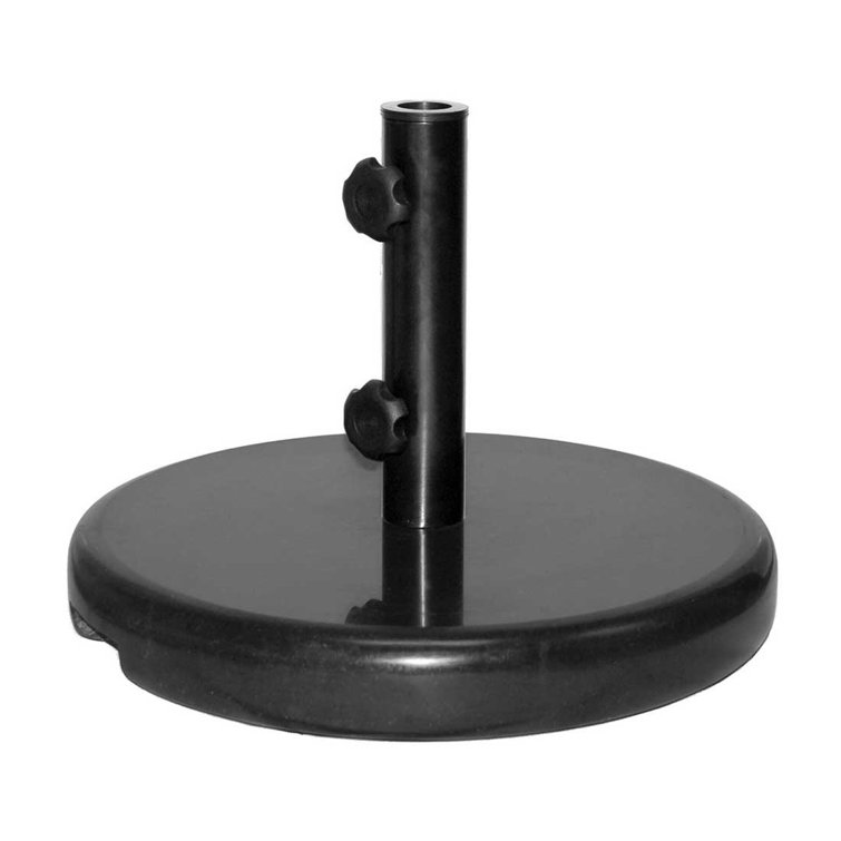 Black Granite Free Standing Umbrella Base