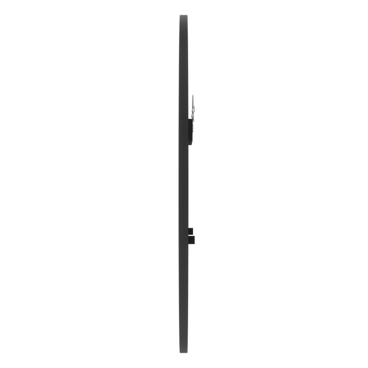 15'' Round Industrial Rubber-Trimmed Wood Wall Mirror