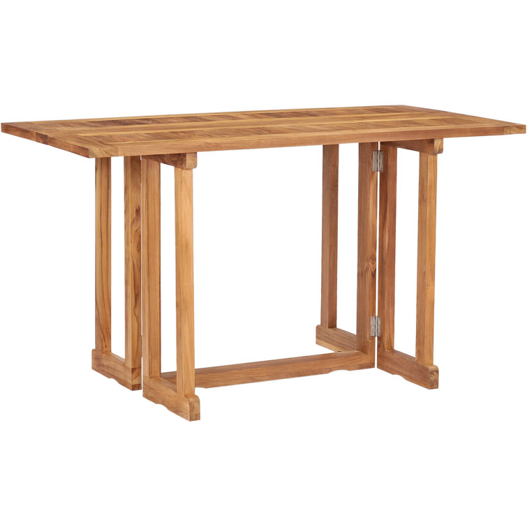 Warren Extendable Rectangular Teak Outdoor Folding Dining Table