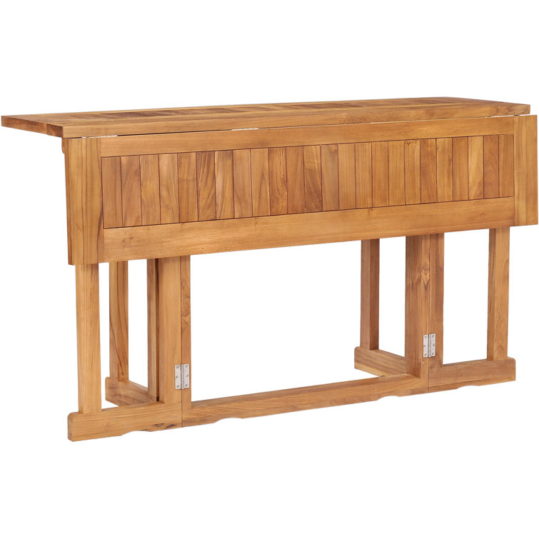 Warren Extendable Rectangular Teak Outdoor Folding Dining Table