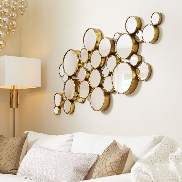 Aged Brass and Linen Shade Floor Lamp