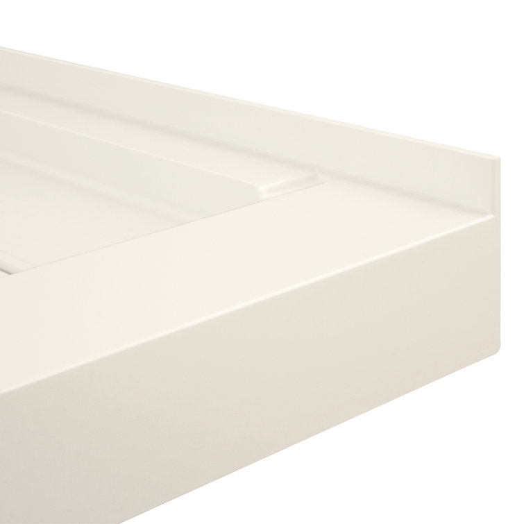 Off-White Rectangular Shower Base with Left Drain, 60" x 30"