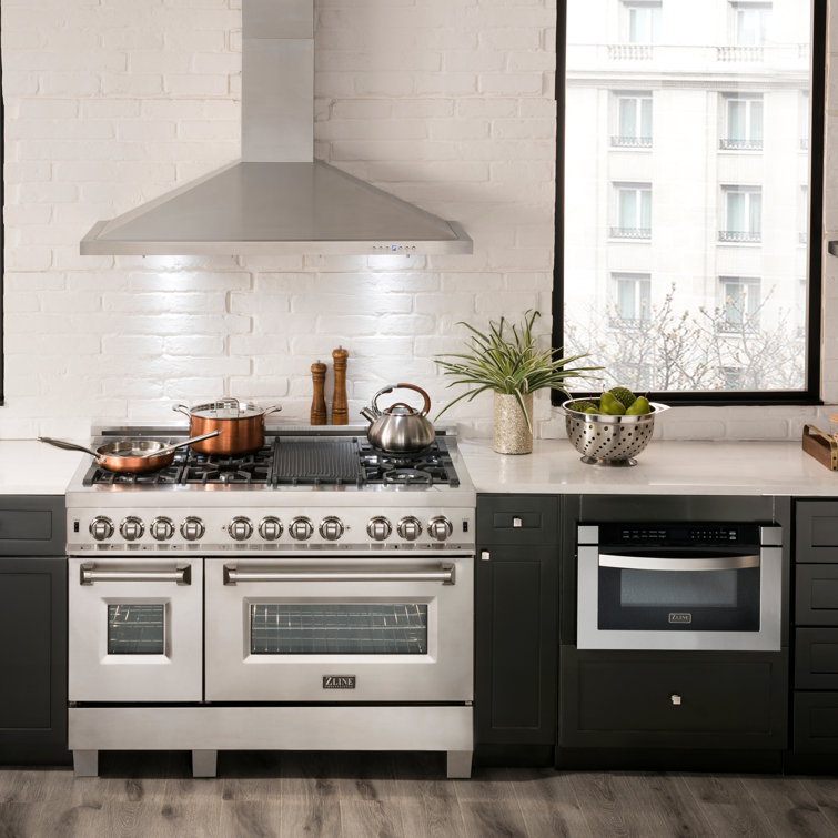 30" Stainless Steel Convertible Wall Mount Range Hood