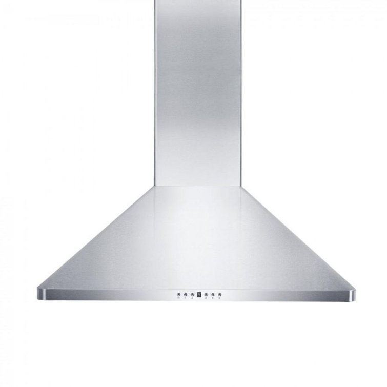 36" Stainless Steel Convertible Wall Mount Range Hood with Charcoal Filter