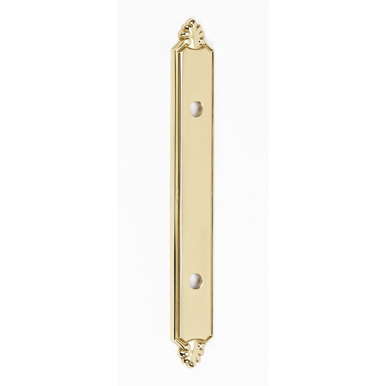 Bella Polished Brass Traditional Cabinet Back Plate