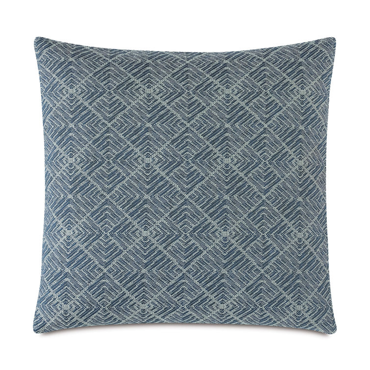 Saya Woven Square Throw Pillow with Polypropylene Cover