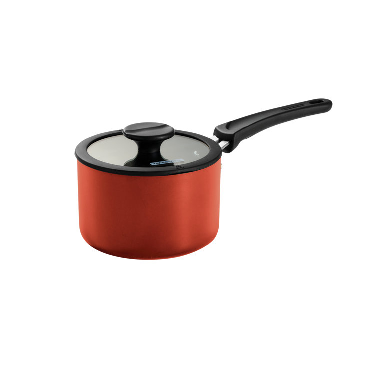Tramontina Red Aluminum Non-Stick 6-Piece Nesting Cookware Set