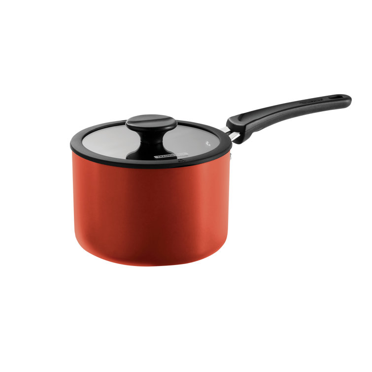 Tramontina Red Aluminum Non-Stick 6-Piece Nesting Cookware Set