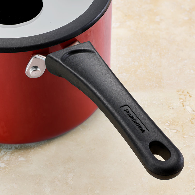Tramontina Red Aluminum Non-Stick 6-Piece Nesting Cookware Set