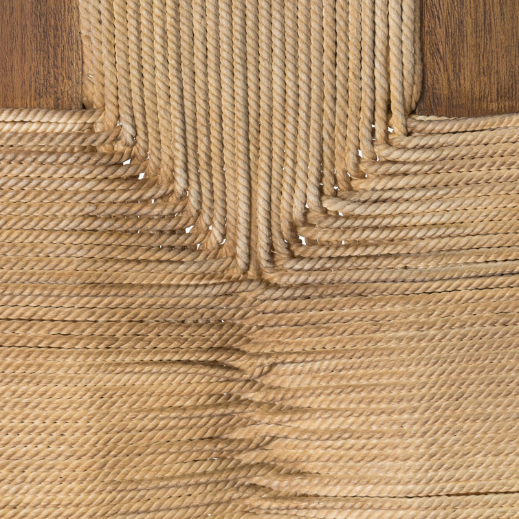 Russet Mahogany 60' Vintage Cotton Rope Low-Profile Bench