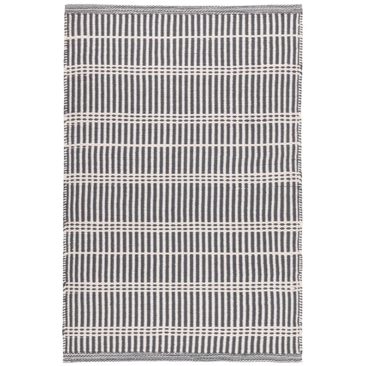 Shale Stripe Handwoven Indoor/Outdoor Rug, 2' x 3'