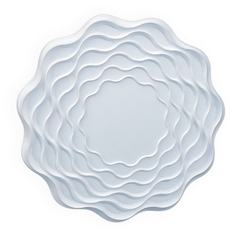 Dalia 27" White Foam Ceiling Medallion