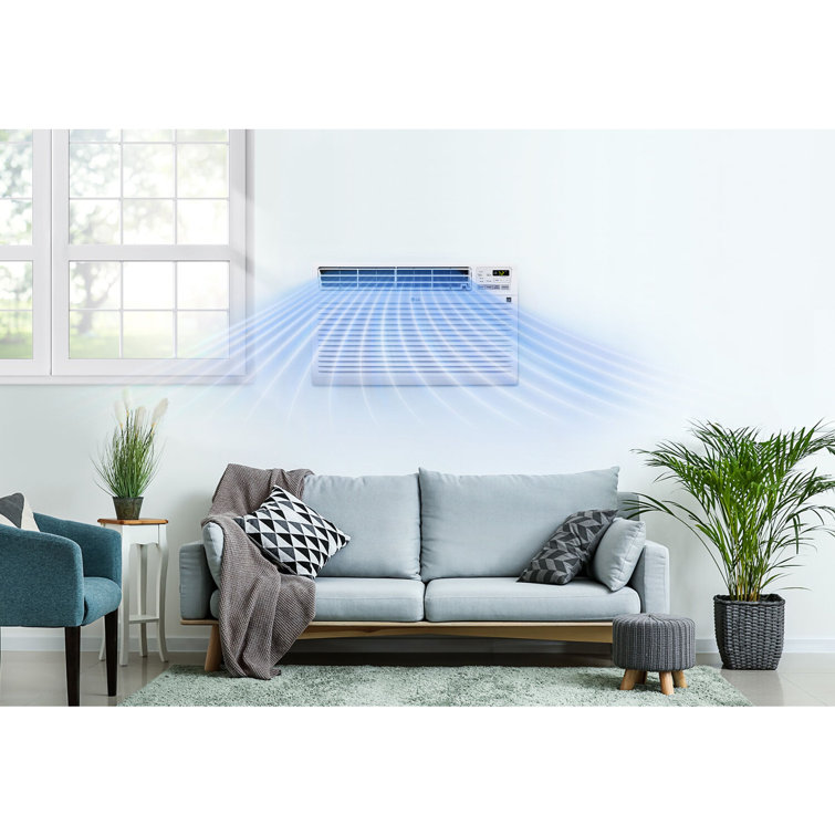White 9,800 BTU Through-the-Wall Air Conditioner with Remote Control