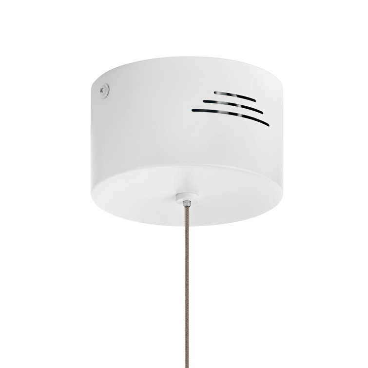 Jeno 9" White LED Mini Pendant Light
