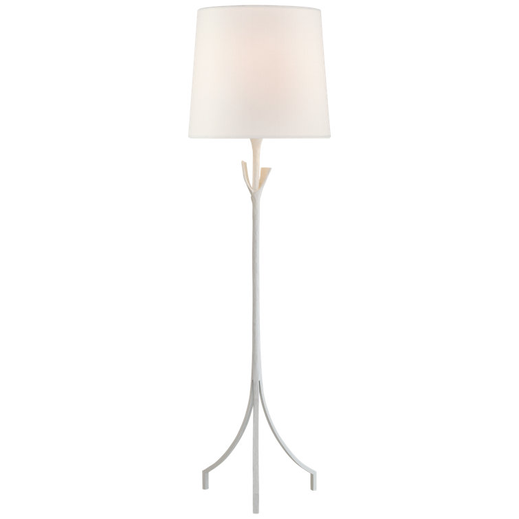 Edison Adjustable 58.5" Plaster White Outdoor Floor Lamp