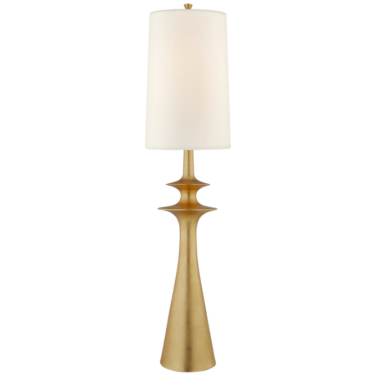 Lakmos Gilded Gold Tall Tapering Outdoor Floor Lamp