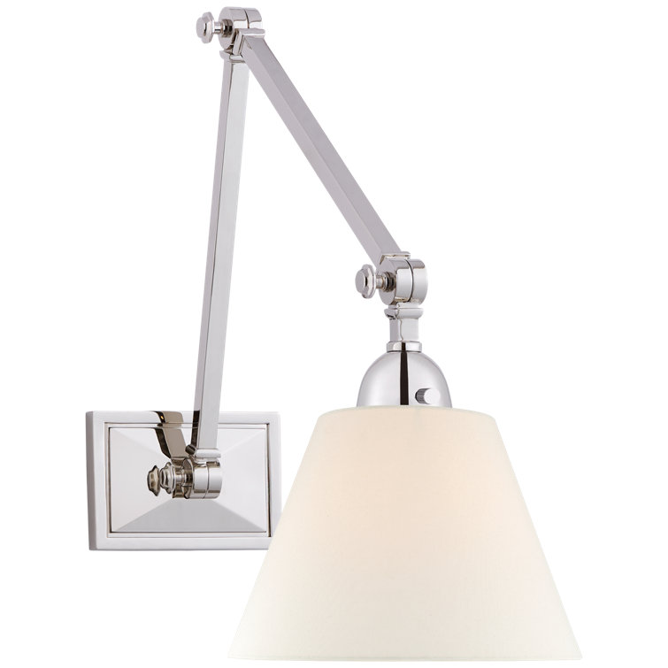 Jane 10.5'' Polished Nickel Dimmable Swing Arm Wall Light