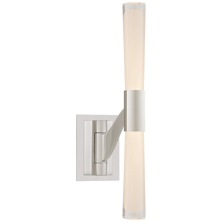 Polished Nickel 18.5" Swing Arm LED Wall Sconce