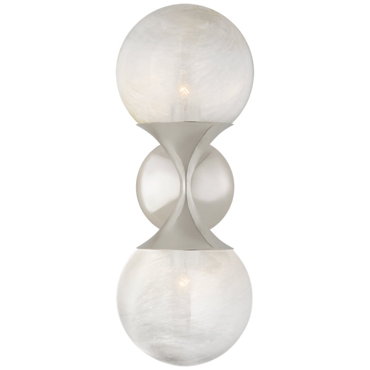 Cristol Elegance 6'' Chrome Outdoor Sconce with Dimmable Light