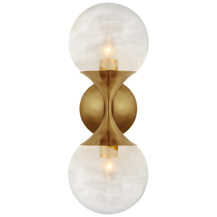Cristol Hand-Rubbed Antique Brass Dimmable Outdoor Wall Sconce