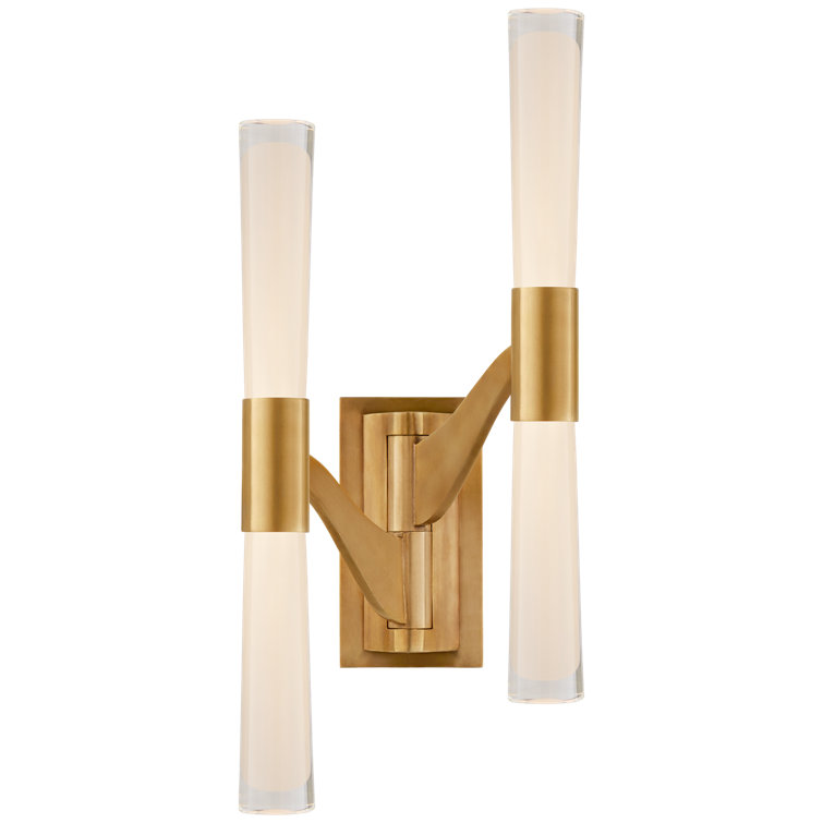 Brenta Articulated Swing Arm Sconce in Hand-Rubbed Antique Brass