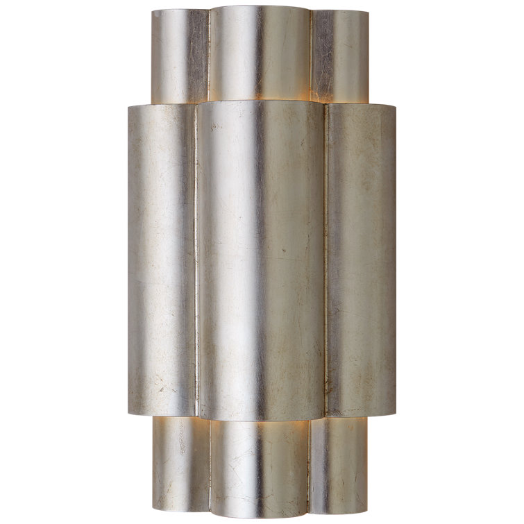 Arabelle Handcrafted Dimmable Silver Sconce, 14 in Height
