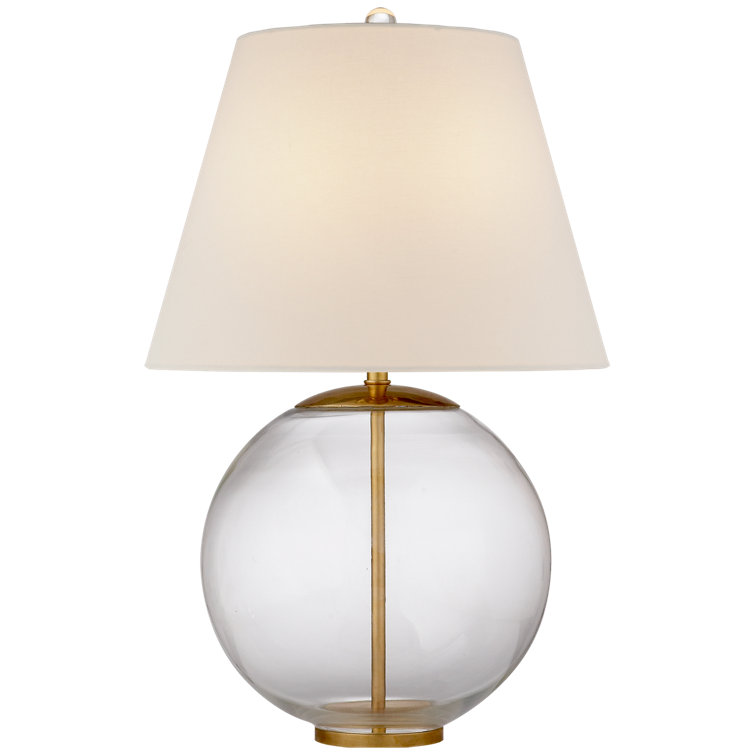 Edison 24.5'' Clear Glass Outdoor Sphere Table Lamp
