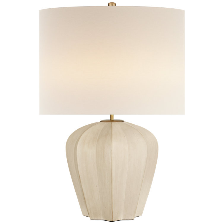 Edison 30" White Ceramic Outdoor Table Lamp