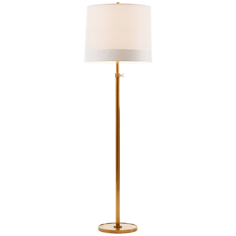 Edison Adjustable Soft Brass Outdoor Floor Lamp