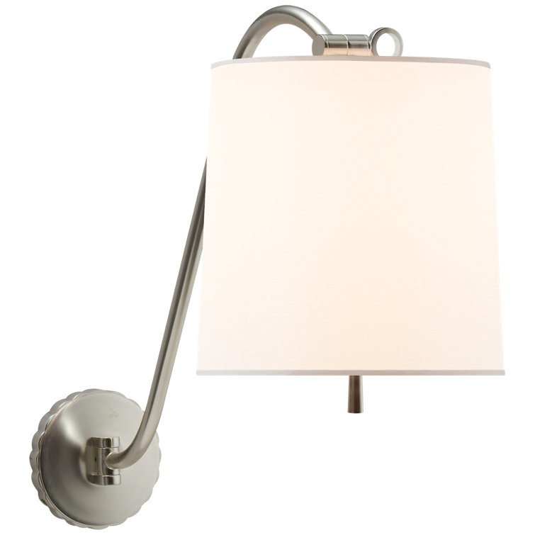 Understudy Soft Silver 18" Dimmable Art Deco Sconce
