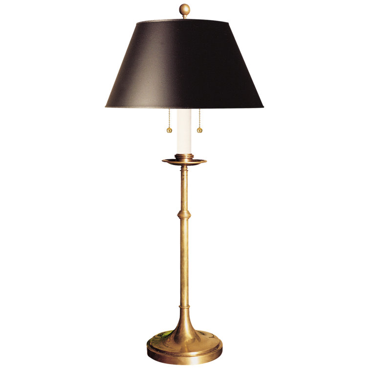 Edison Black and Brass Adjustable Outdoor Table Lamp
