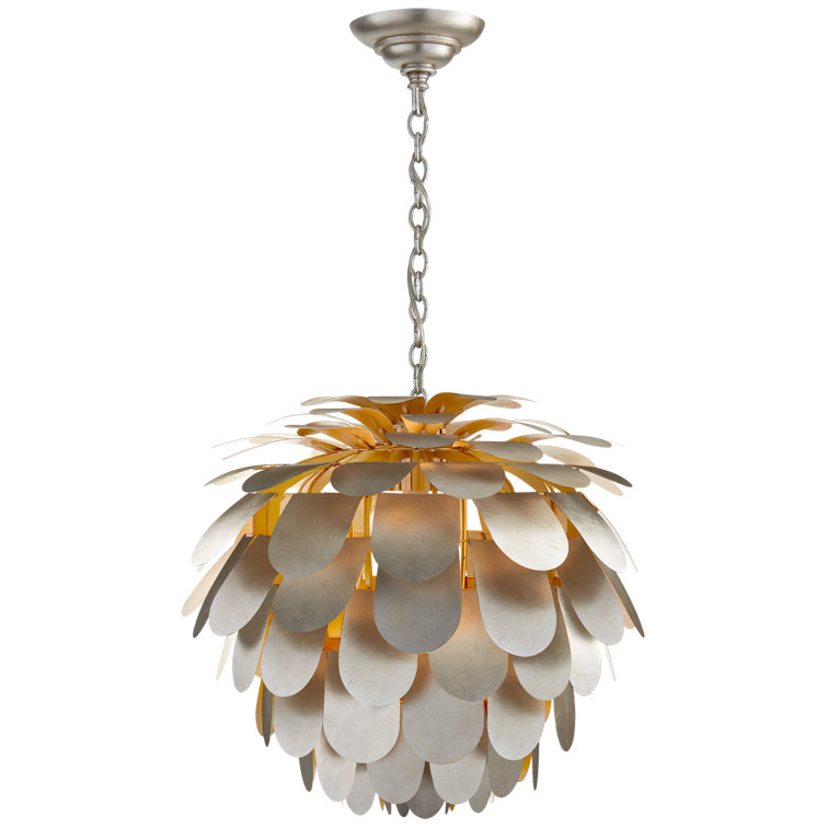 Mini Cynara White Crystal Pineapple-Inspired Pendant Light