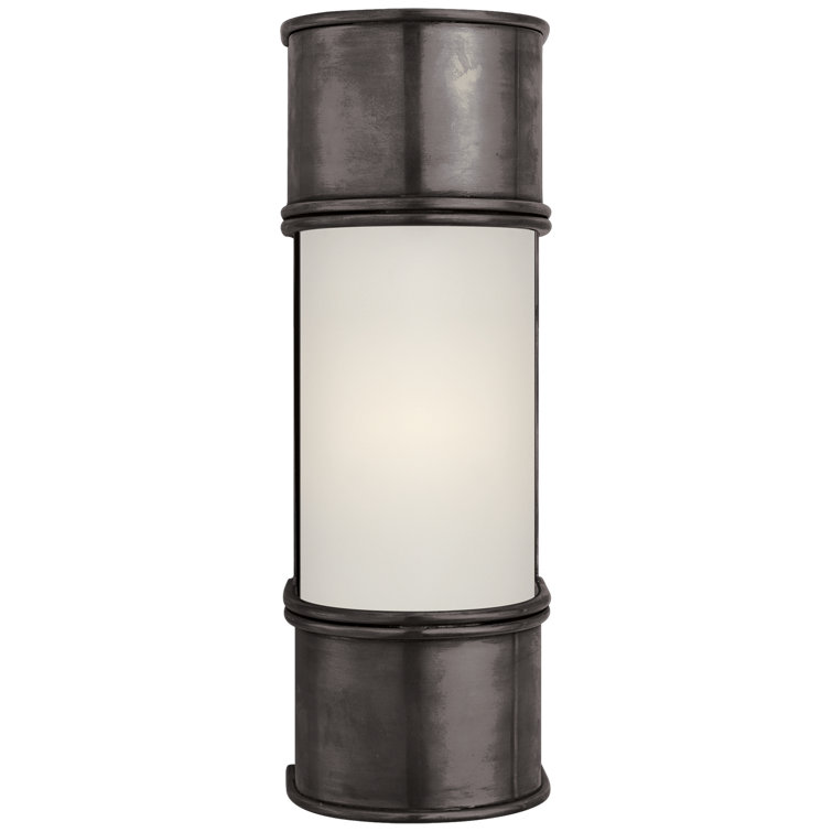 Oxford Vintage Charm 12" Outdoor Bronze Bath Wall Light