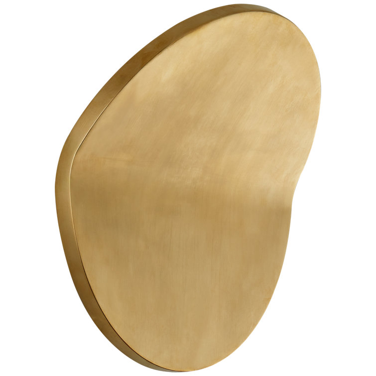 Natural Brass 12" Dimmable LED Wall Sconce