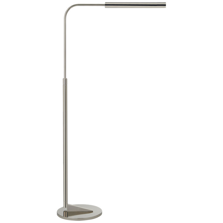 Austin Arc Adjustable Outdoor Silver LED Floor Lamp