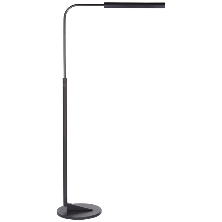 Aged Iron Adjustable Outdoor Arc Floor Lamp