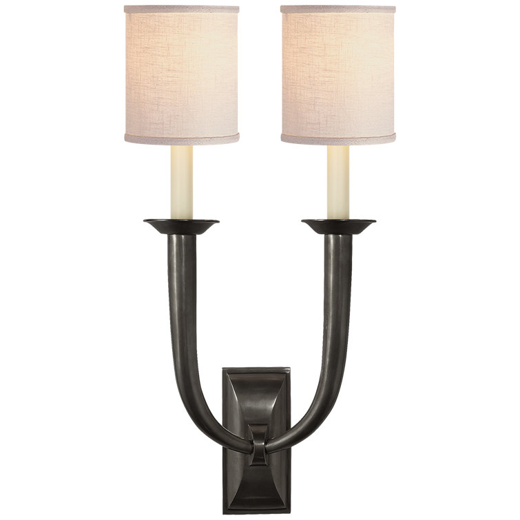 Black Bronze 22" Dimmable Direct Wired Sconce