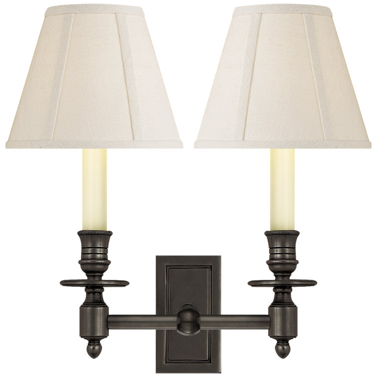 12" Black Bronze Dimmable Direct Wired Sconce