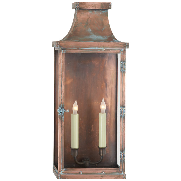 Classic Glow 24" Copper Brown Dimmable Outdoor Lantern